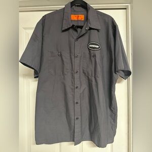 Shure Men's Charcoal Button Down Shirt